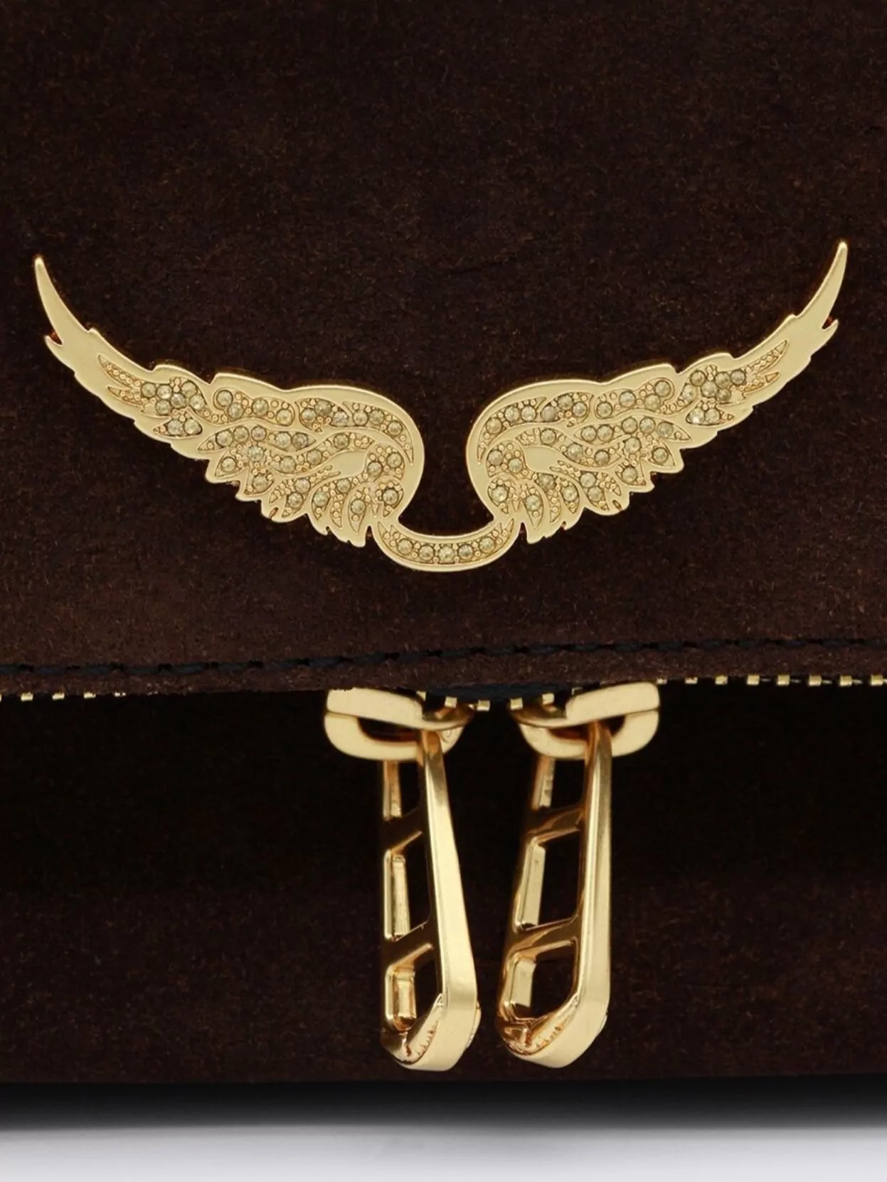 Zadig & Voltaire Chain Strap Shoulder Bag With Wing Detail