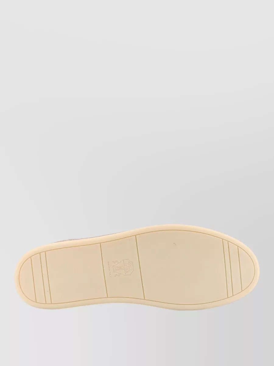 Brunello Cucinelli Leather Low-Top Sneakers