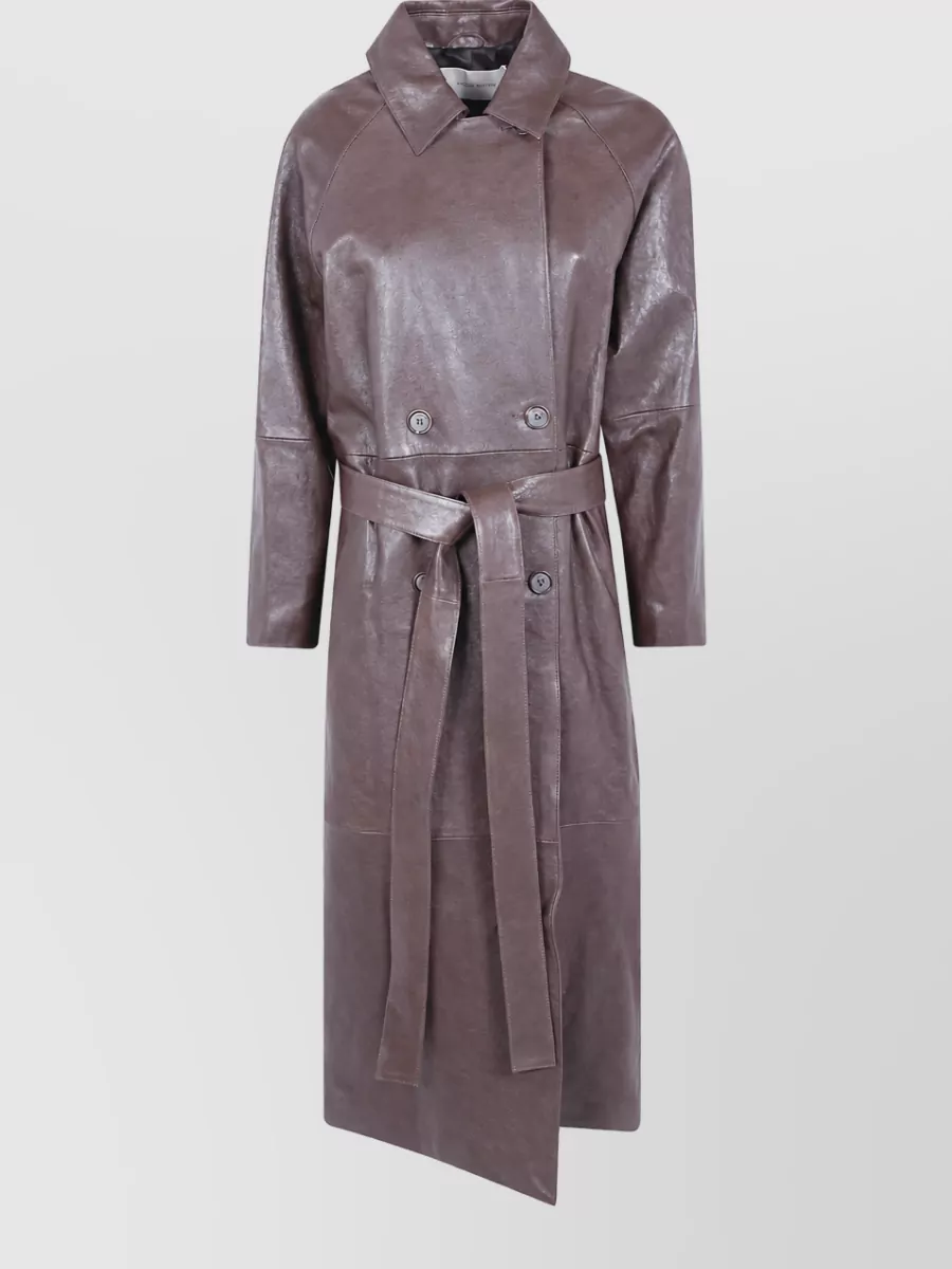 Magda Butrym leather coat