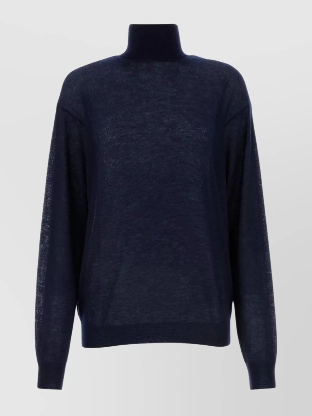 Shop Prada Cashmere Ribbed Turtleneck Sweater