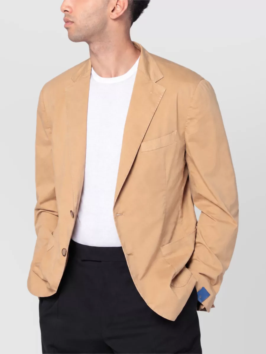 Santaniello Cotton single-breasted coat