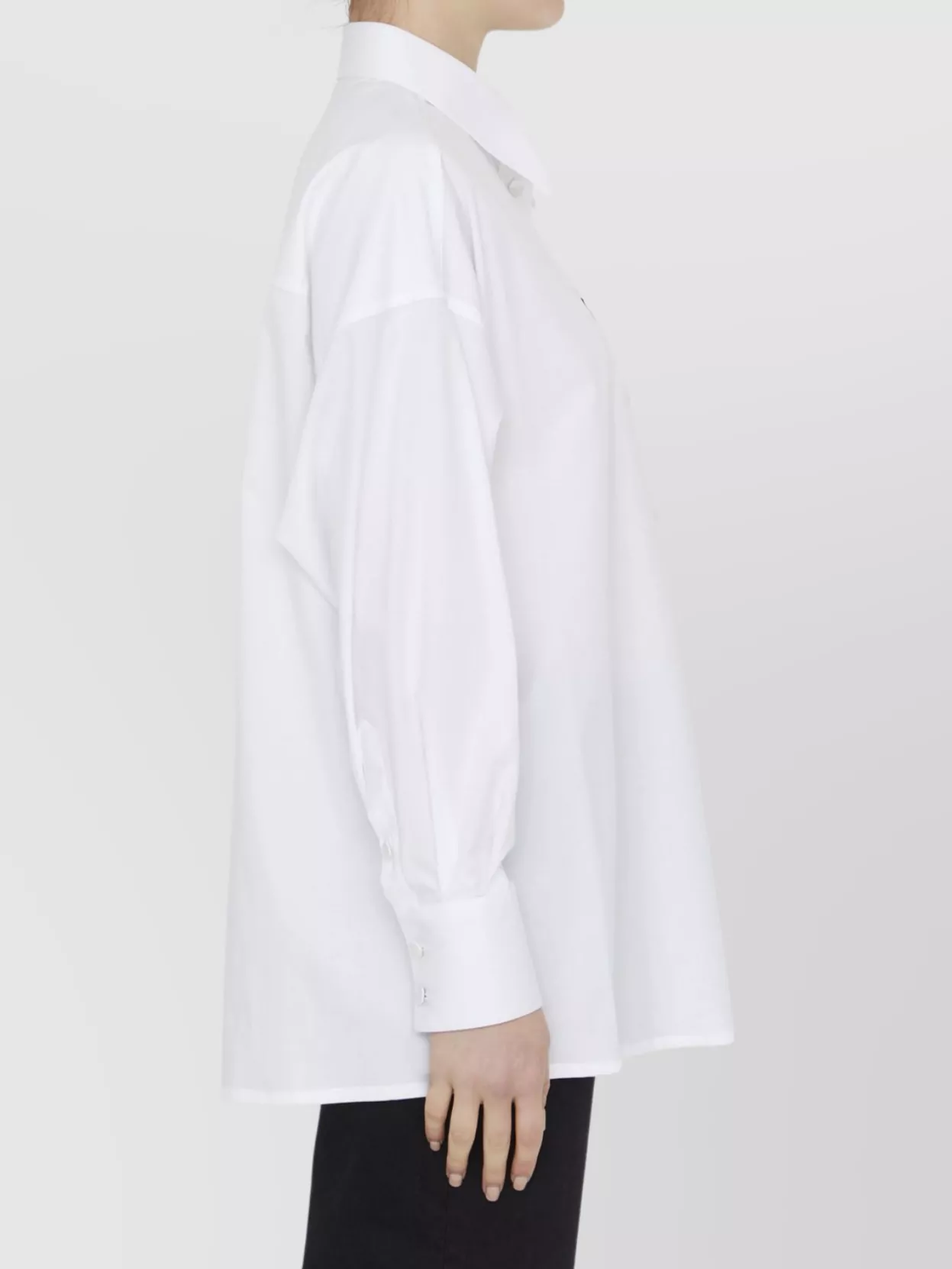 Dolce&Gabbana Collared Cotton Poplin Shirt With Long Sleeves