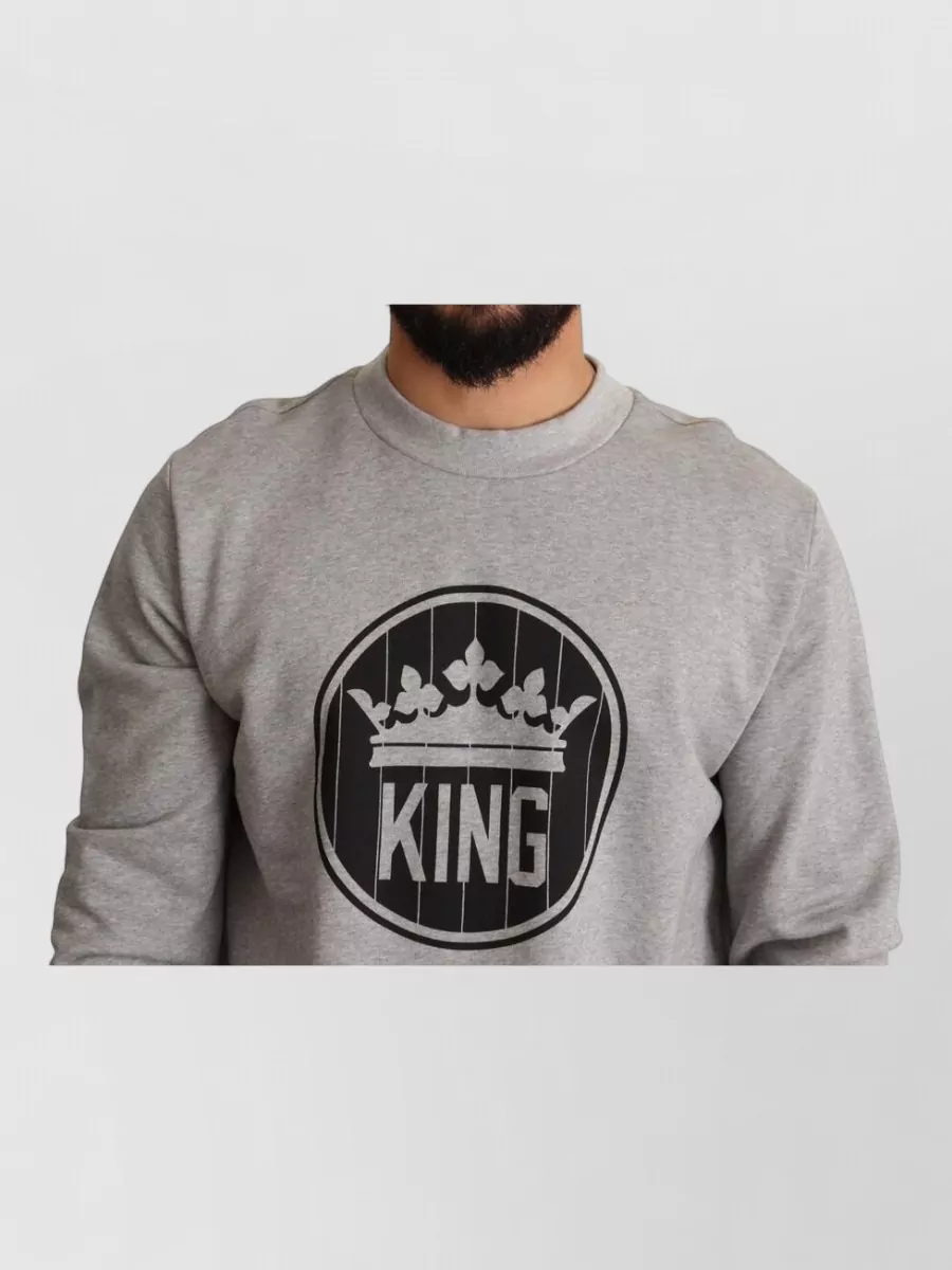 Dolce&Gabbana Cotton Graphic Sweatshirt