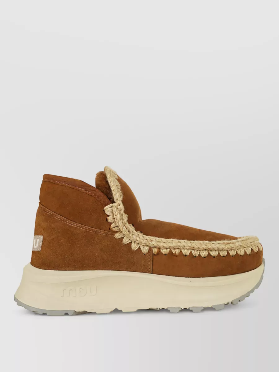Mou Sheepskin Ankle Slippers