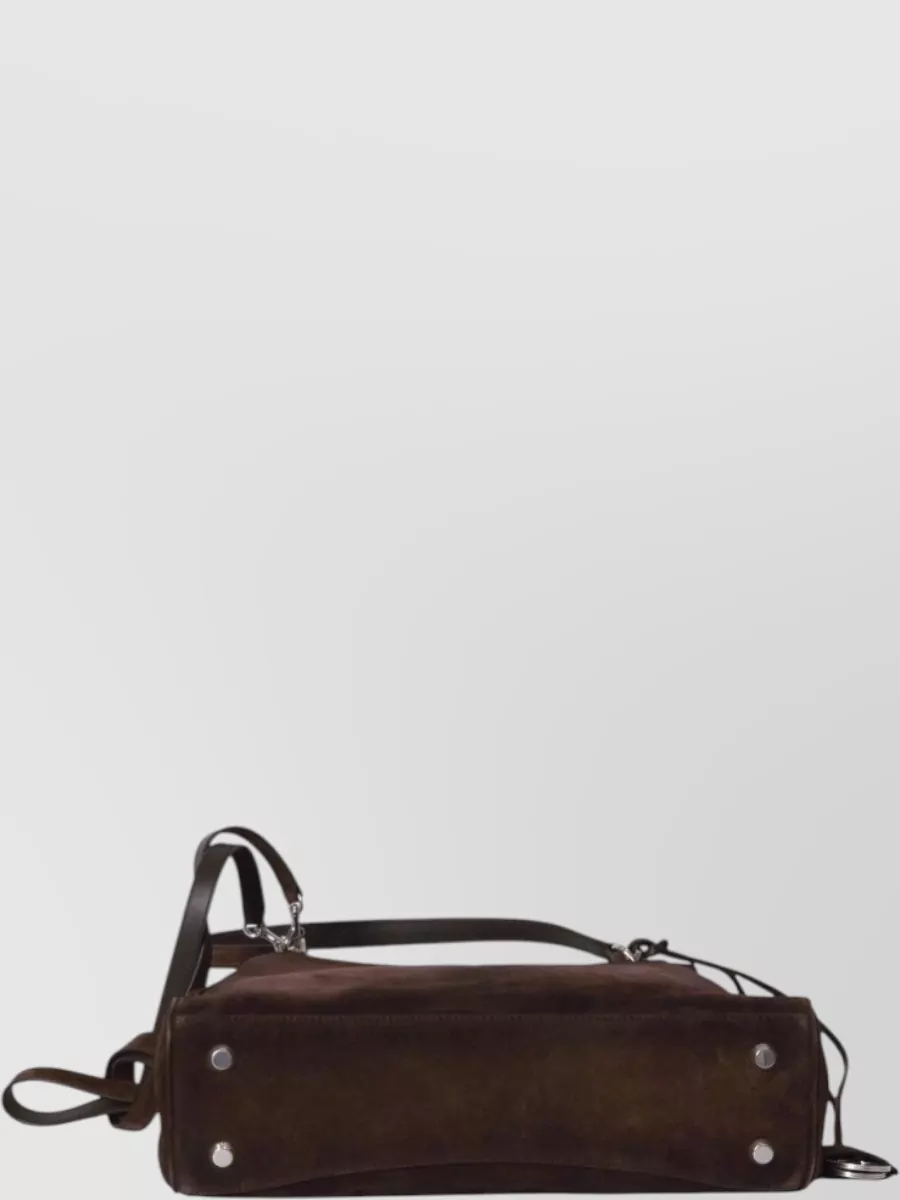 Balenciaga Rodeo Medium Leather Tote Bag