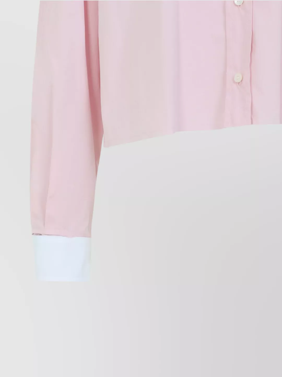 Miu Miu Cotton Shirt With White Collar And Cuffs