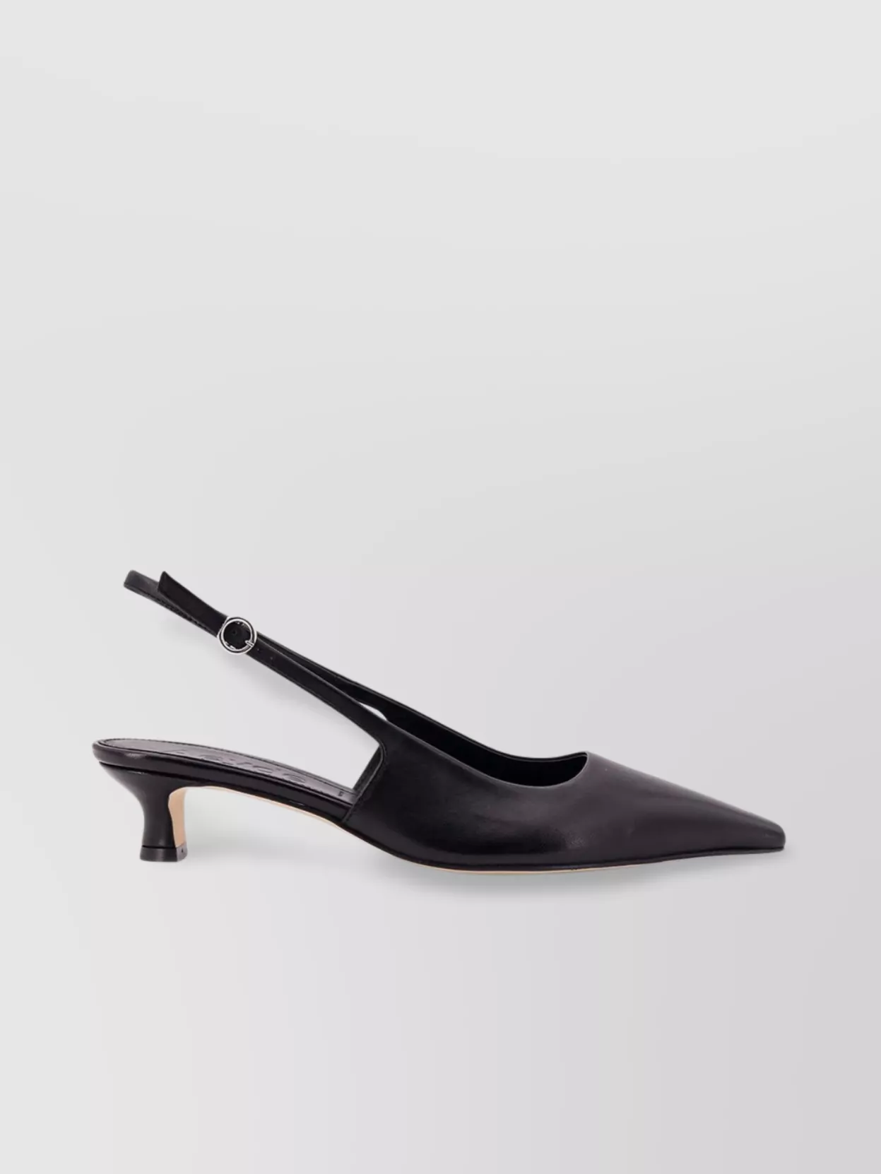 Shop Aeyde Leather Slingback Kitten Heel Pumps