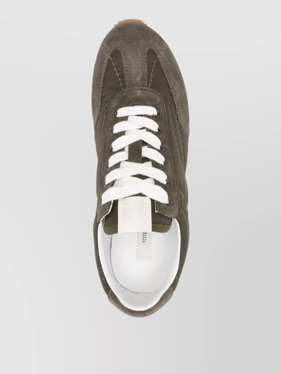 Totême Low Top Sneakers Contrast Stitching