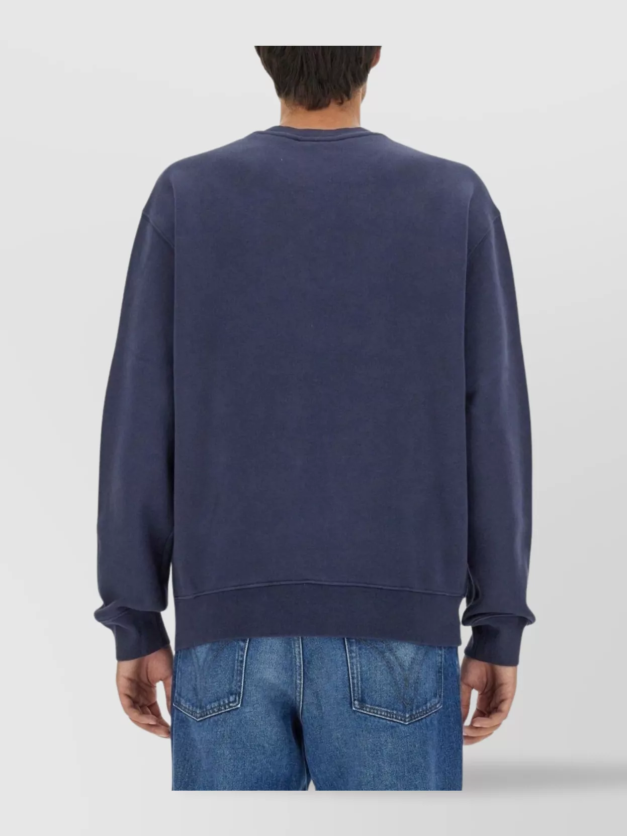 Maison Kitsuné Logo Crew Neck Sweatshirt