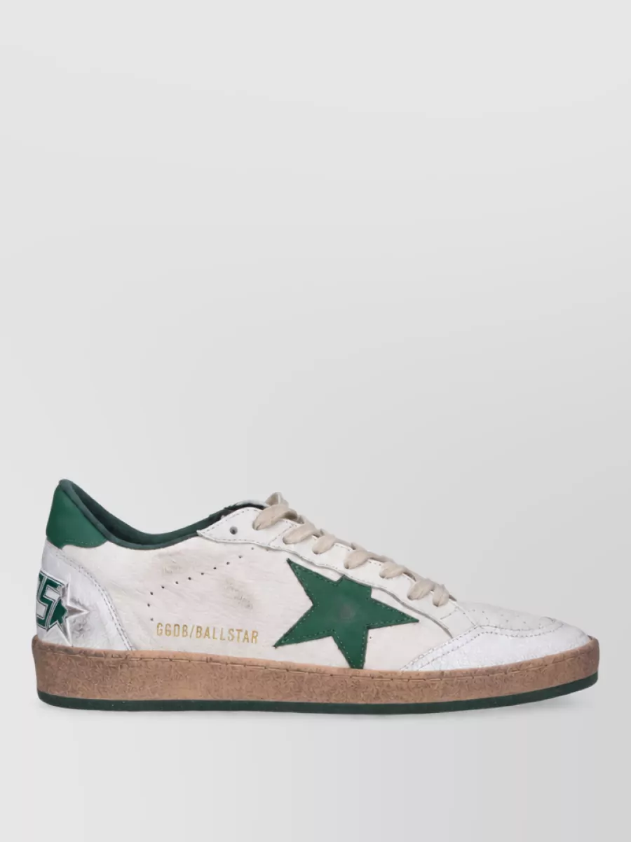 Golden Goose Leather Low-Top Sneakers