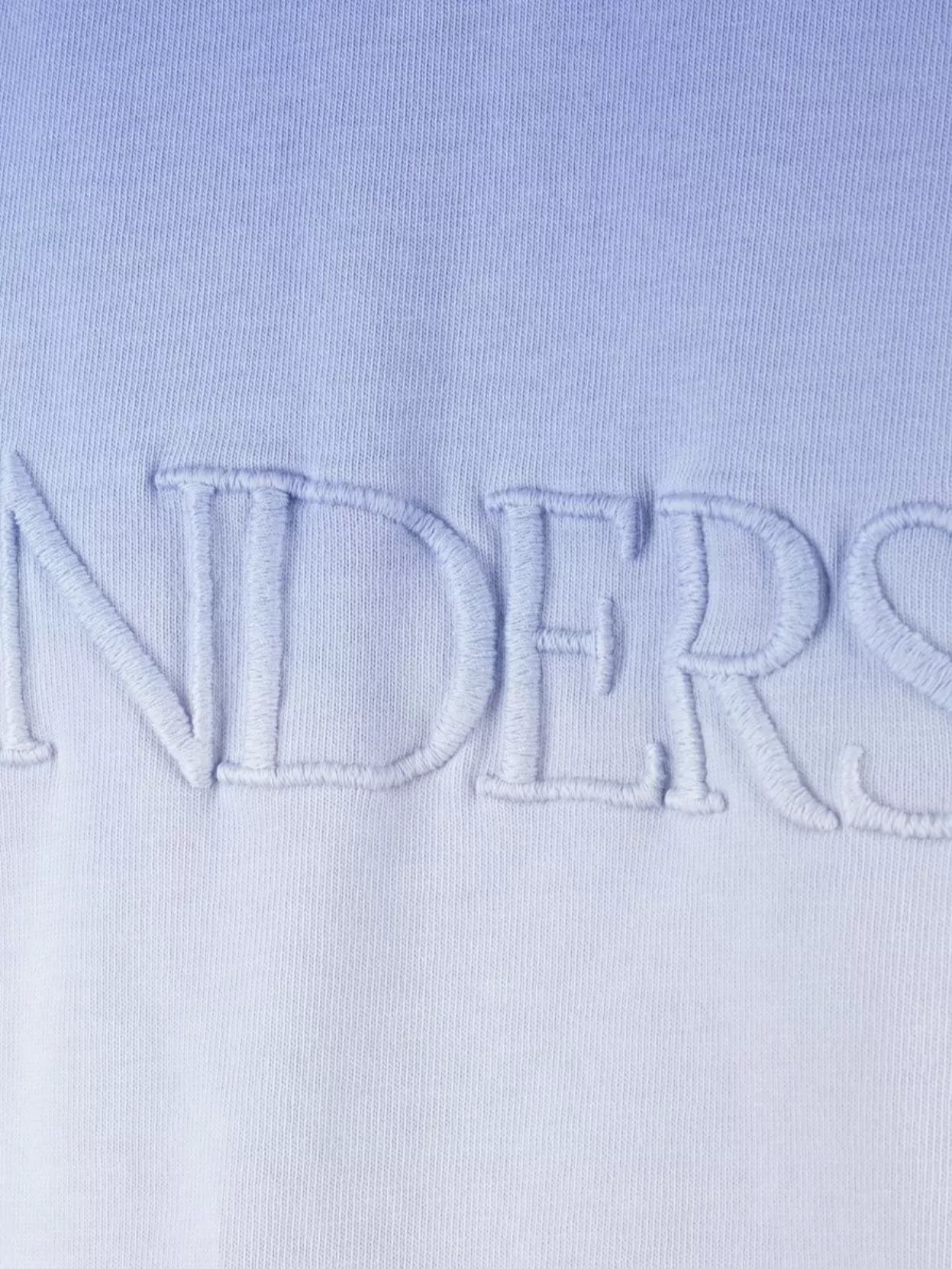 Jw Anderson Gradient Design Short Sleeve Crew Neck T-Shirt