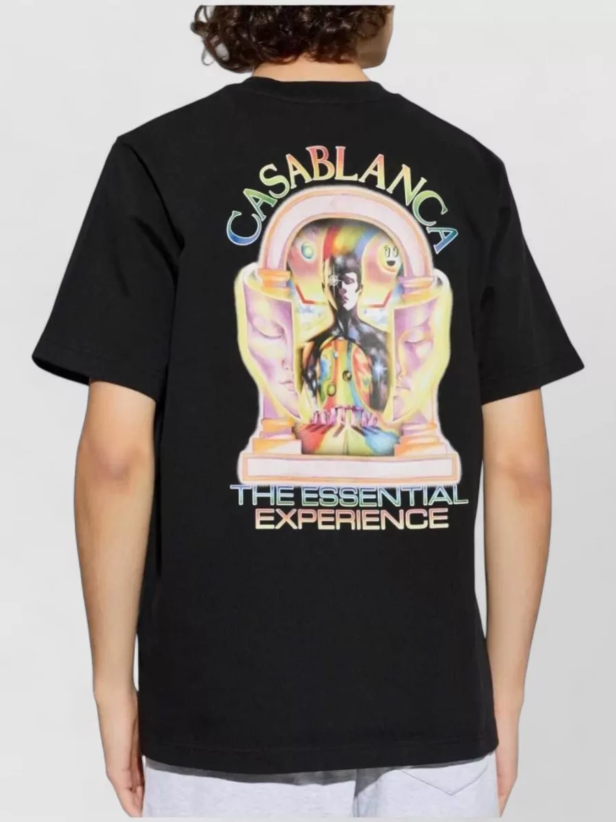 Casablanca Printed Organic Cotton Short-Sleeve T-Shirt
