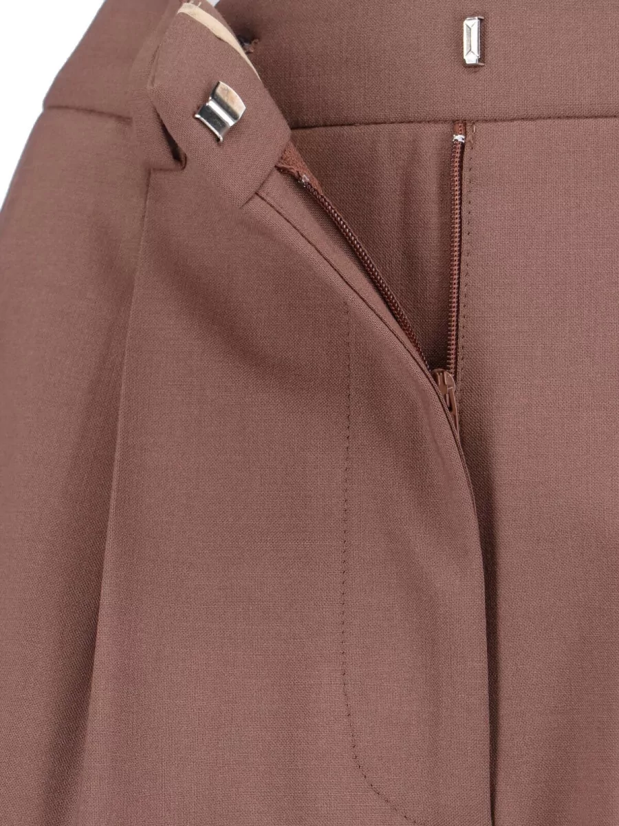 Lardini Wool Straight-Leg Tailored Trousers