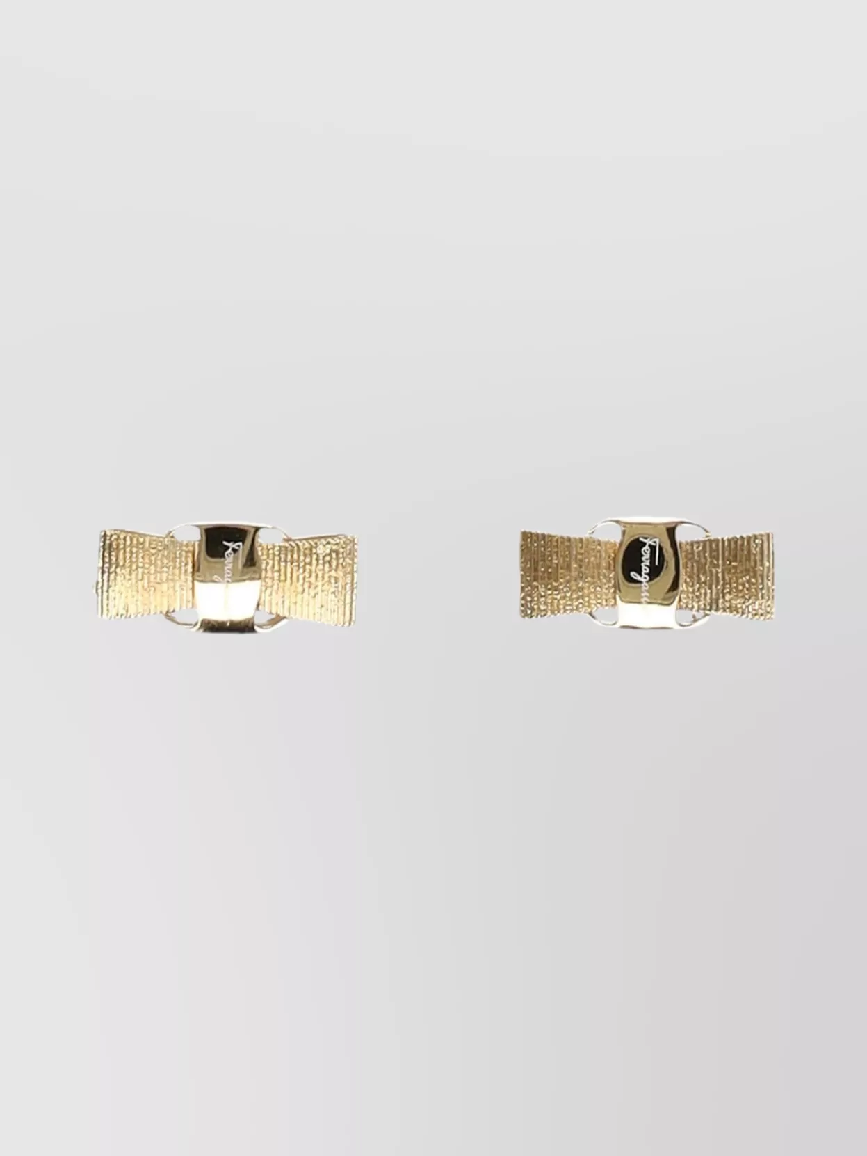 Ferragamo Brass Earrings