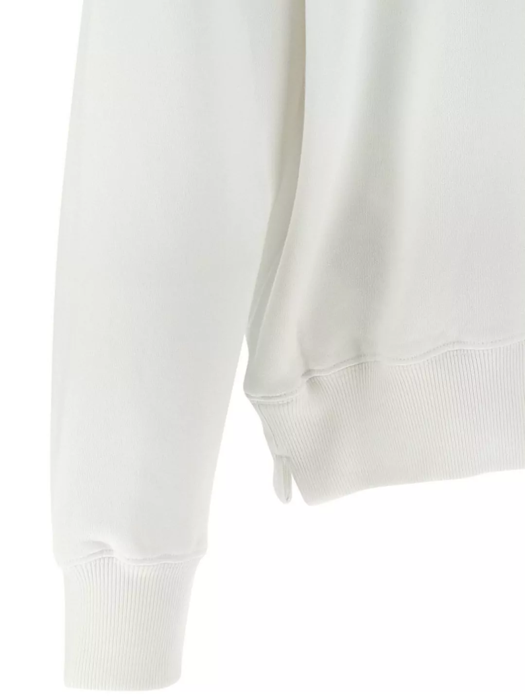 Off-white Run Arrow Skate Sweatshirt In White