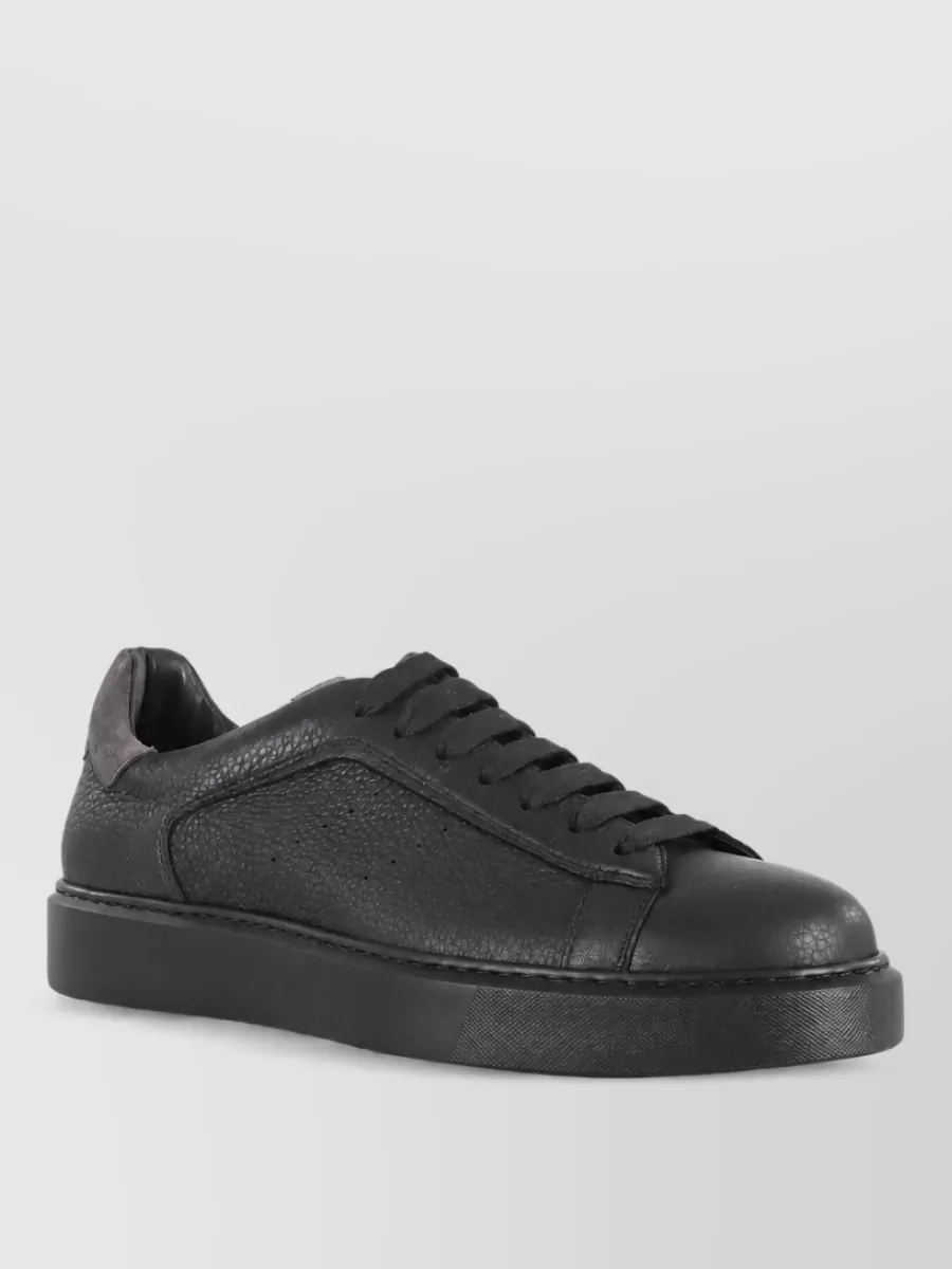 Doucal's leather low-top sneakers
