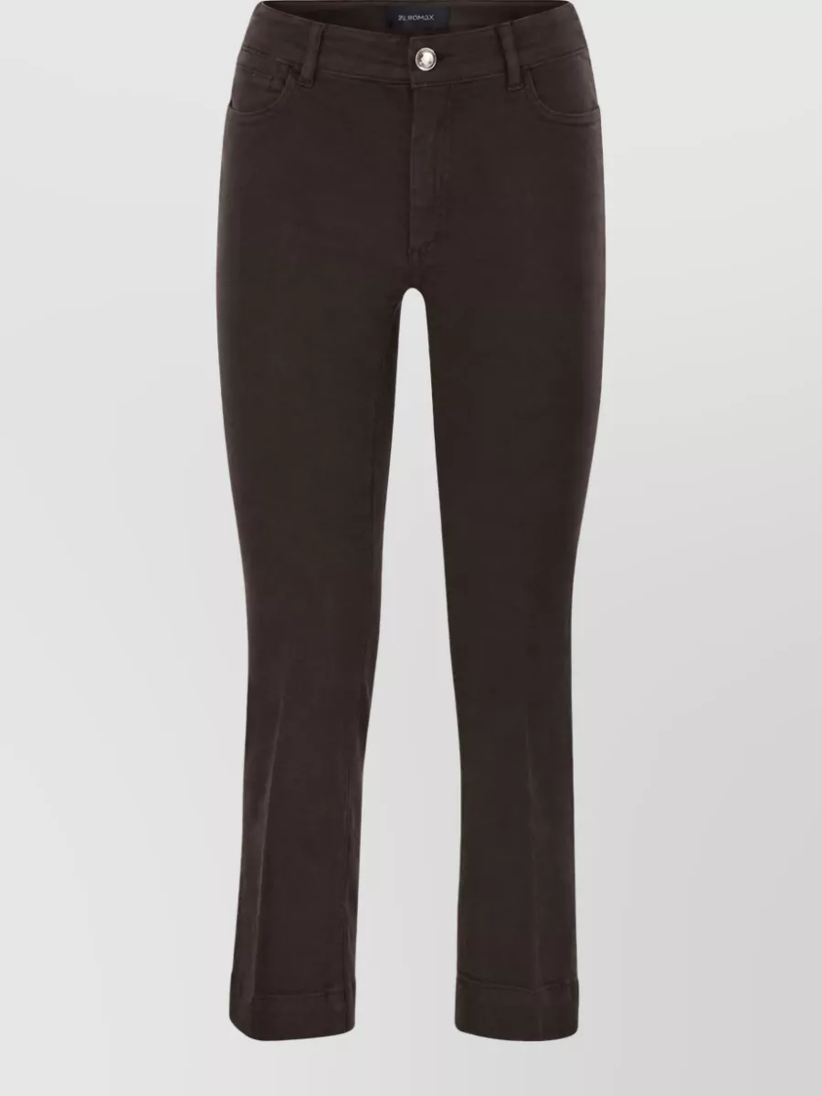 Sportmax mini flare denim trousers