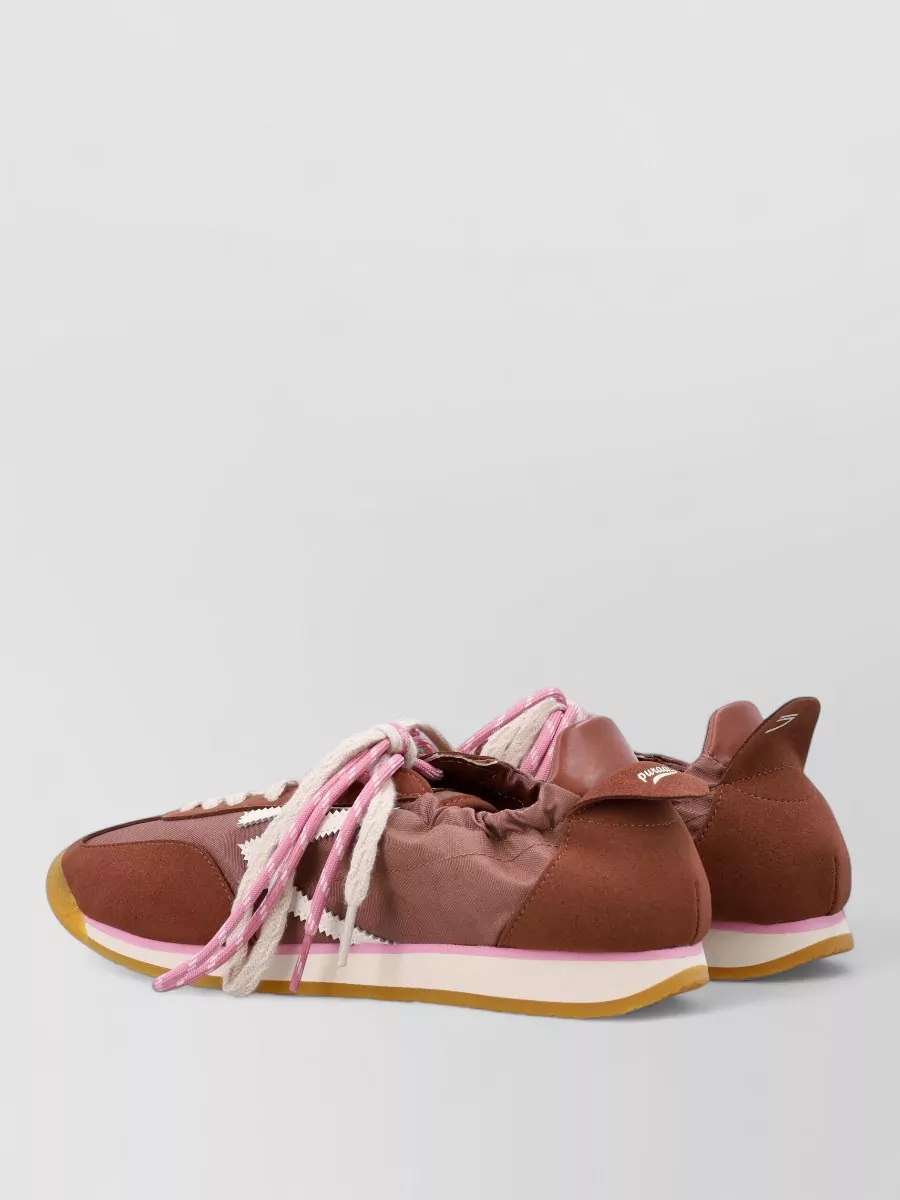Puraai Vegan Leather Low-Top Sneakers