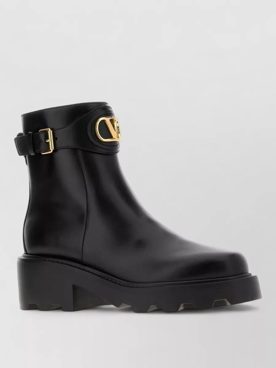 Valentino Garavani leather ankle boots