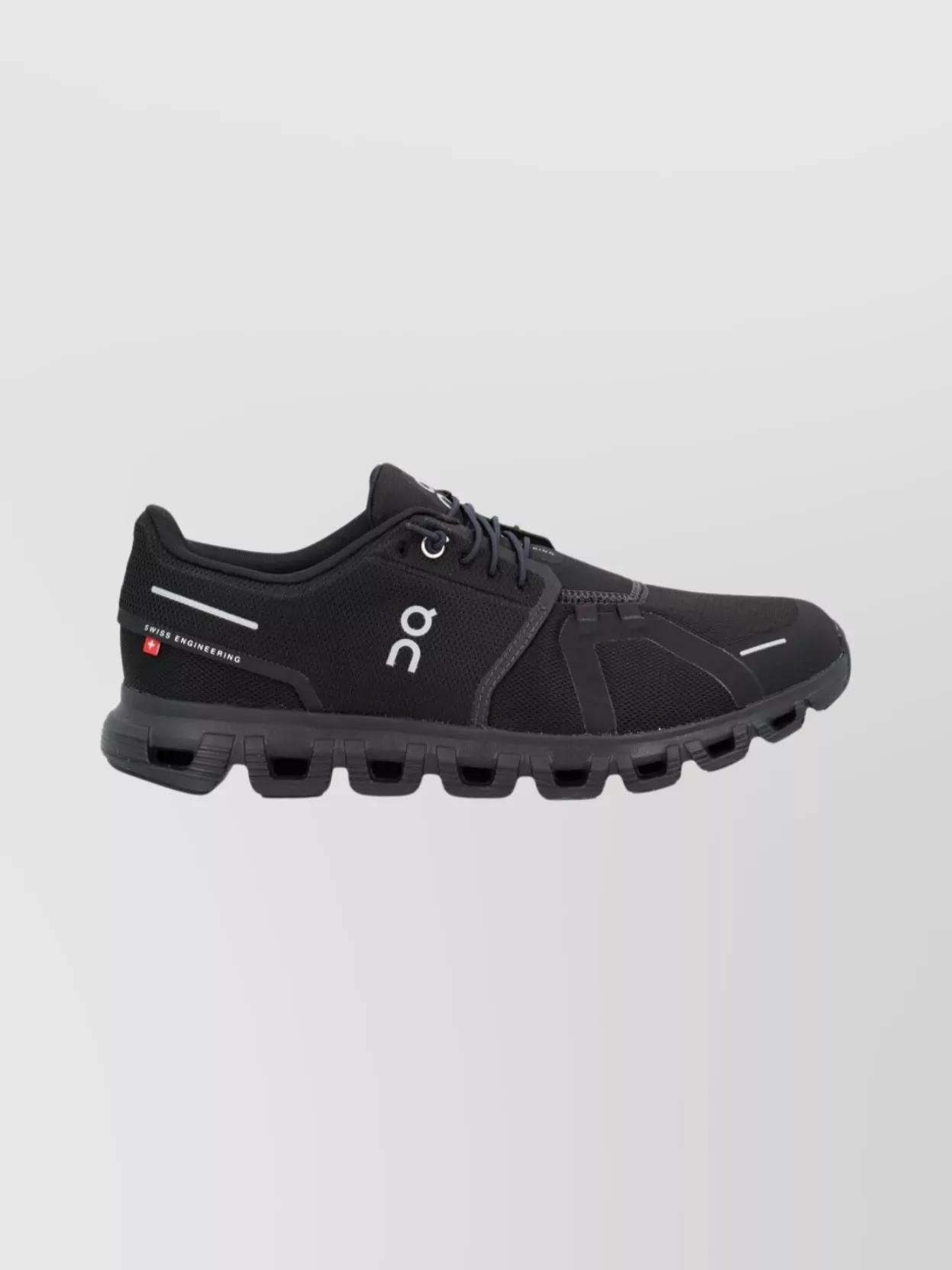On Mesh Sneakers Featuring Reflective Accents And Rubber Sole