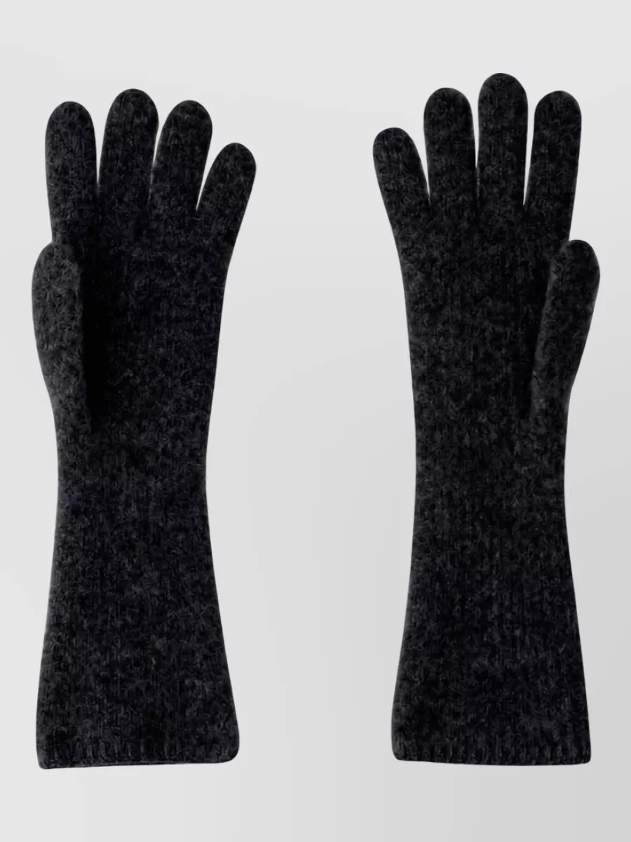 Jacquemus Ribbed Knit Gloves