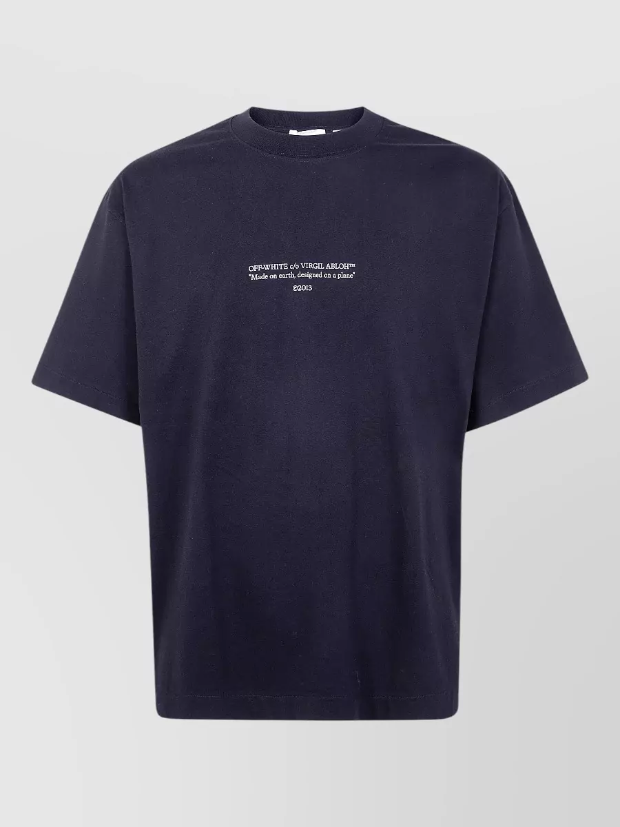 Off-White cotton short-sleeve t-shirt