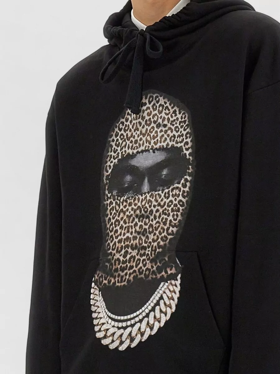 Ih Nom Uh Nit Leopard Print Hoodie