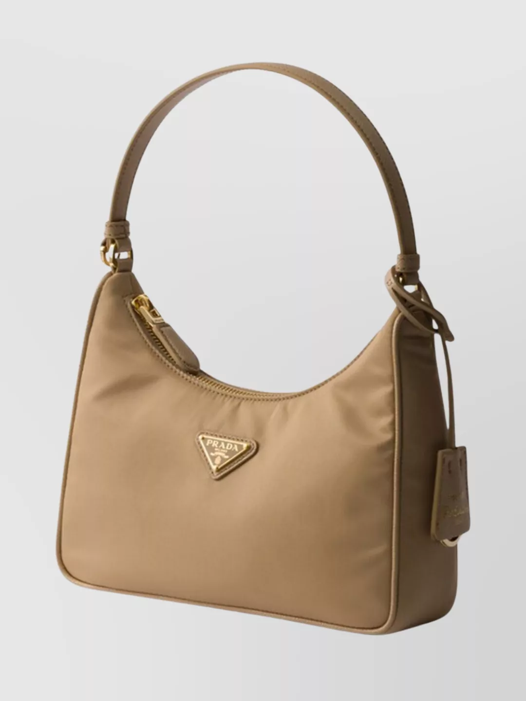 Prada Top Handle Shoulder Bag With Gold Hardware