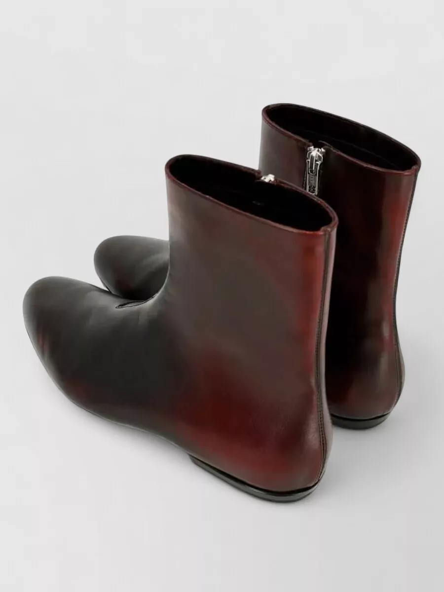 Dries Van Noten Leather Ankle Boots