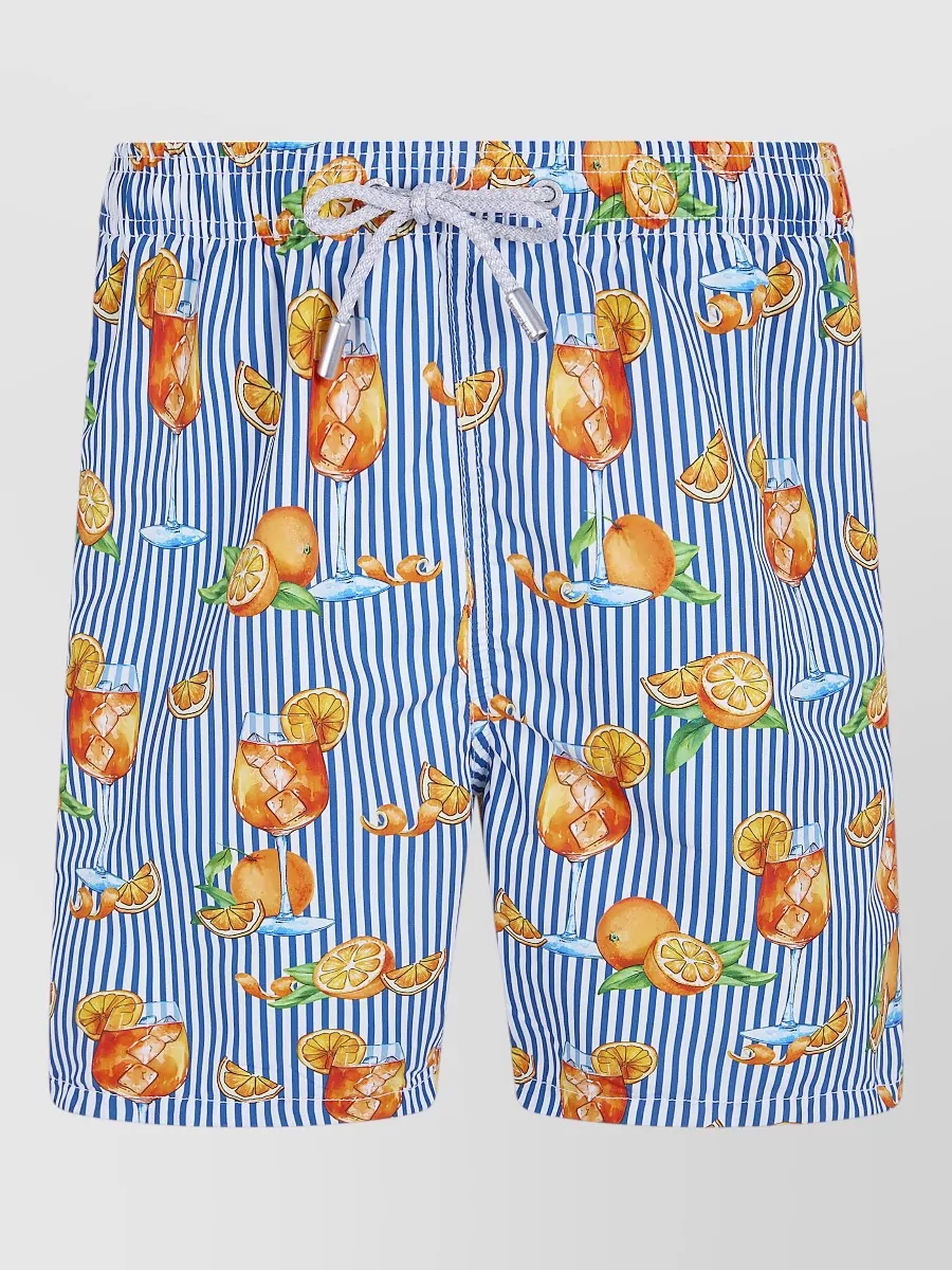 Mc2 Saint Barth Striped swim shorts