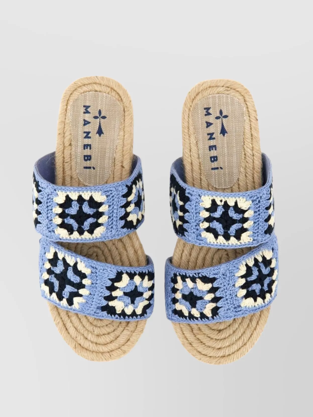 Manebi Cotton Espadrille Sandals