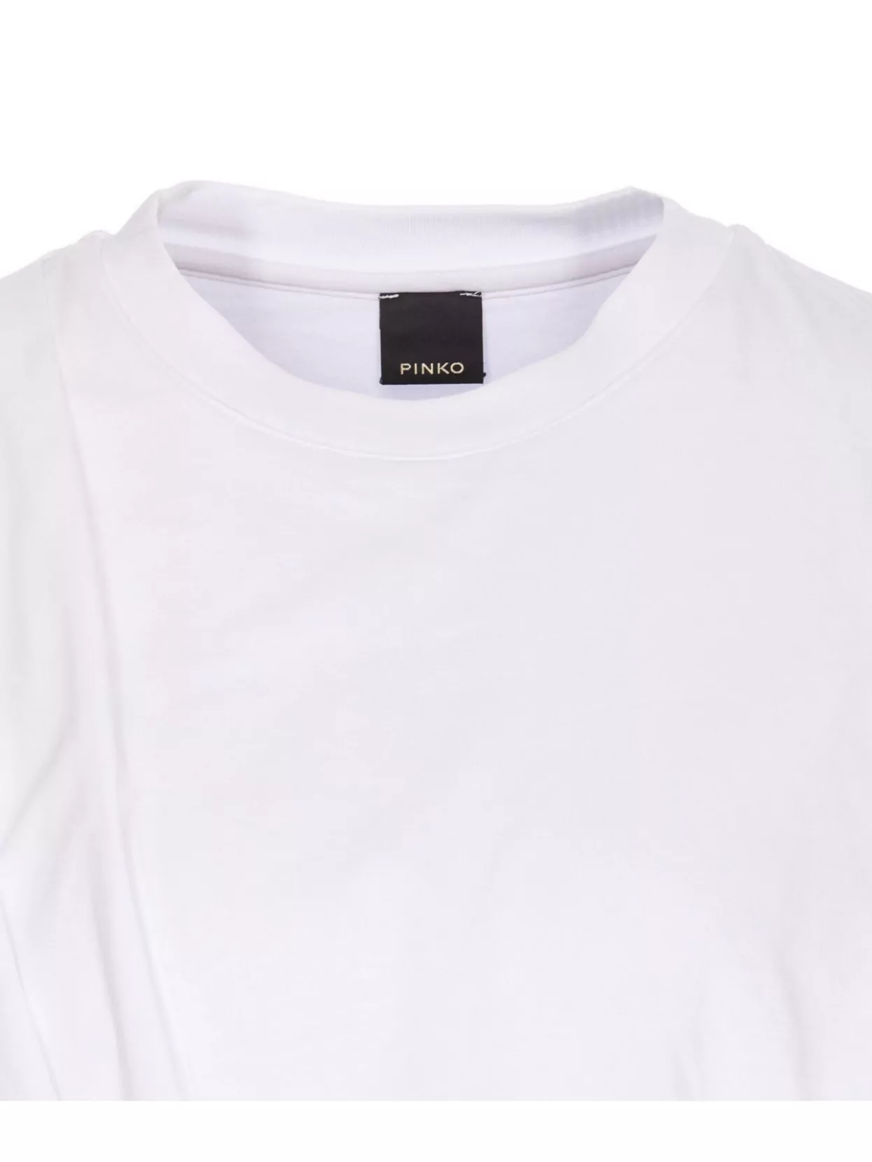 Pinko Crew Neck Cropped Knitwear Short Sleeves