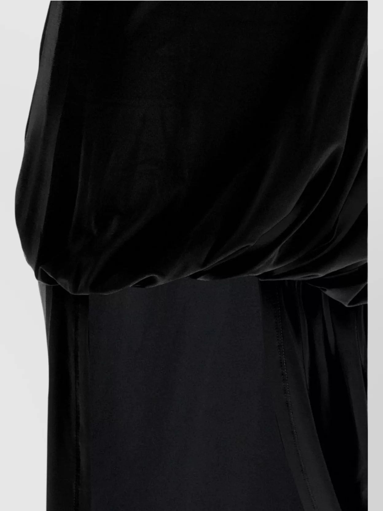 Jacquemus Draped Sleeveless Peplum Dress With Asymmetrical Hem