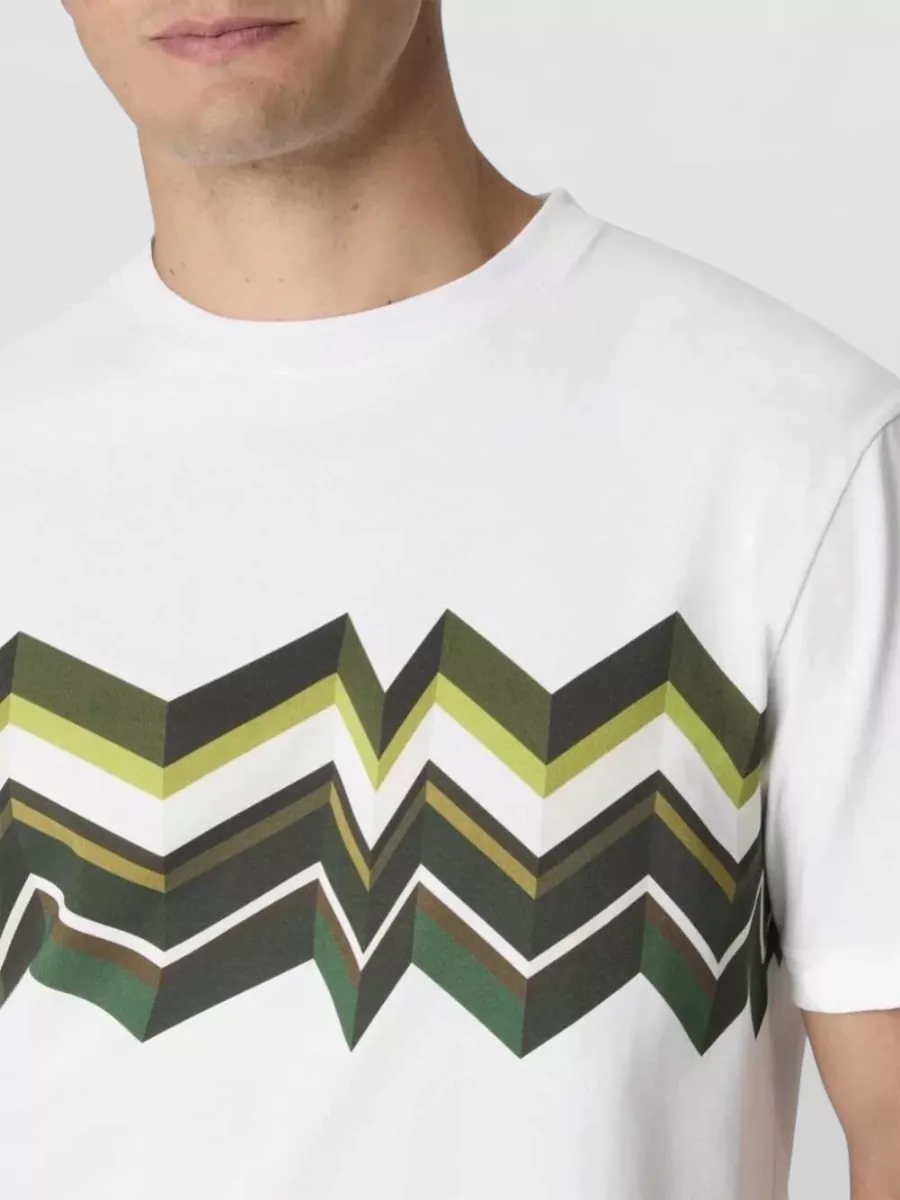 Missoni Cotton Zigzag-Print Short-Sleeve T-Shirt