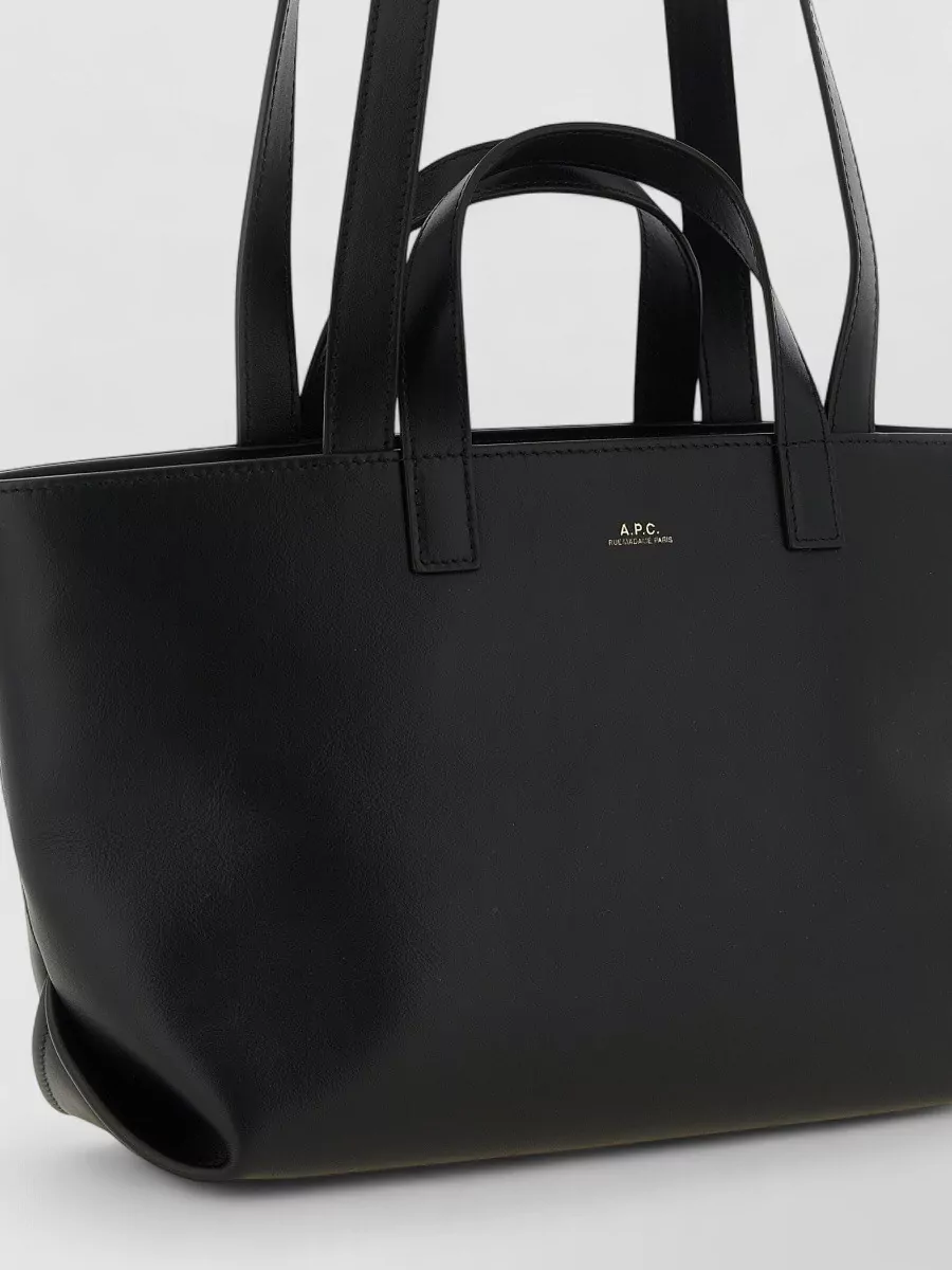 A.p.c. Drummer Small Leather Shoulder Bag