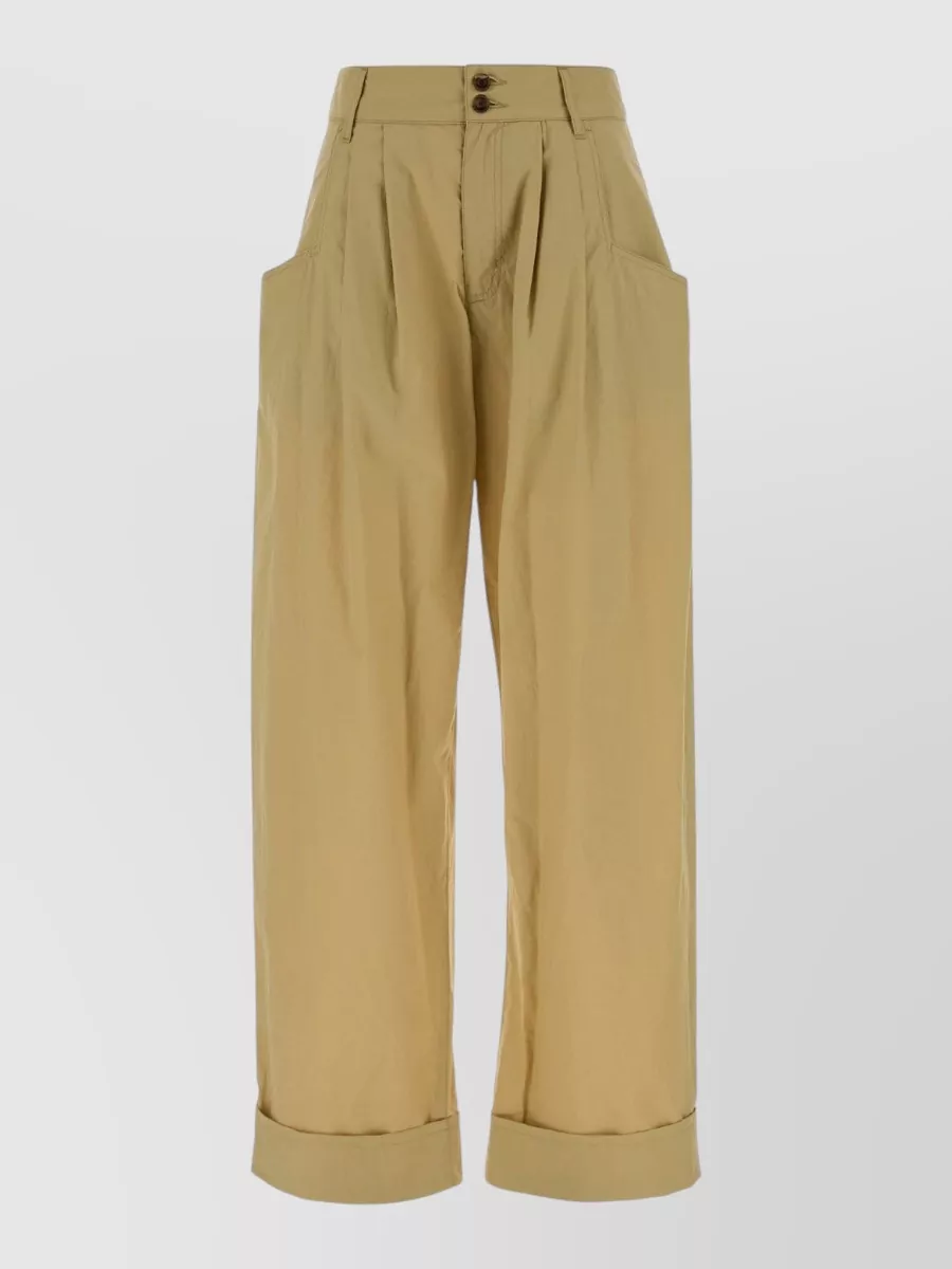 Jacob Cohen Linen Wide-Leg Trousers