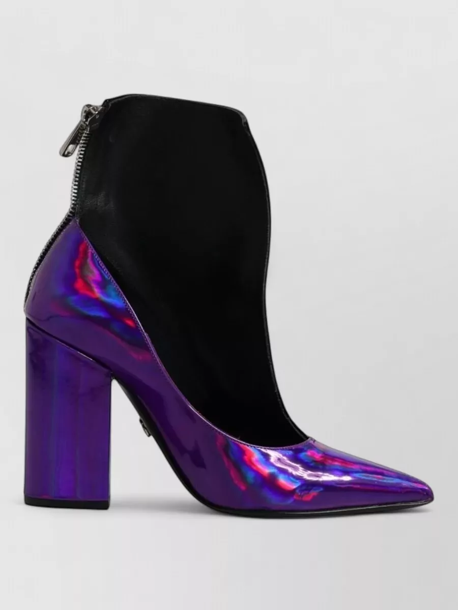 Dolce&Gabbana Leather Pointed Ankle Boots