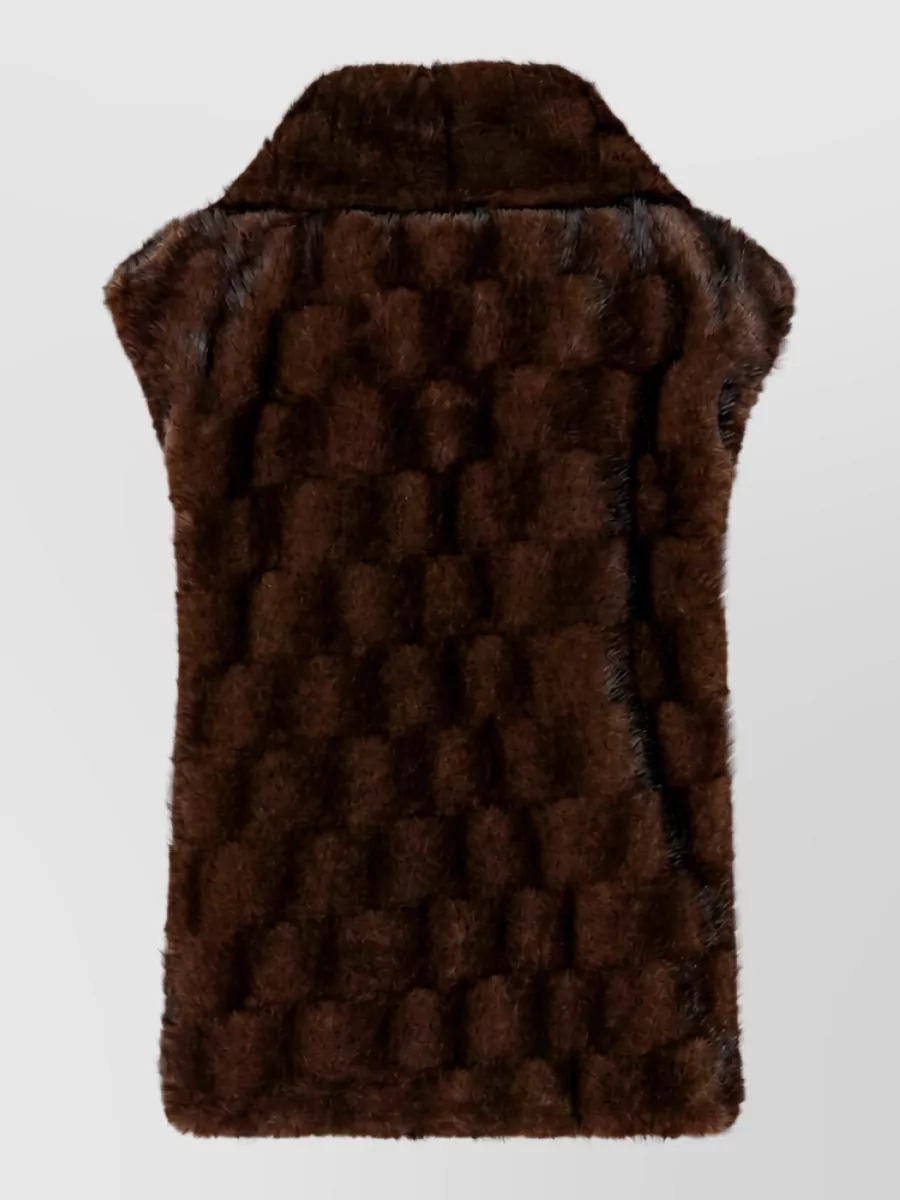 Pinko Faux Fur Zip Jacket