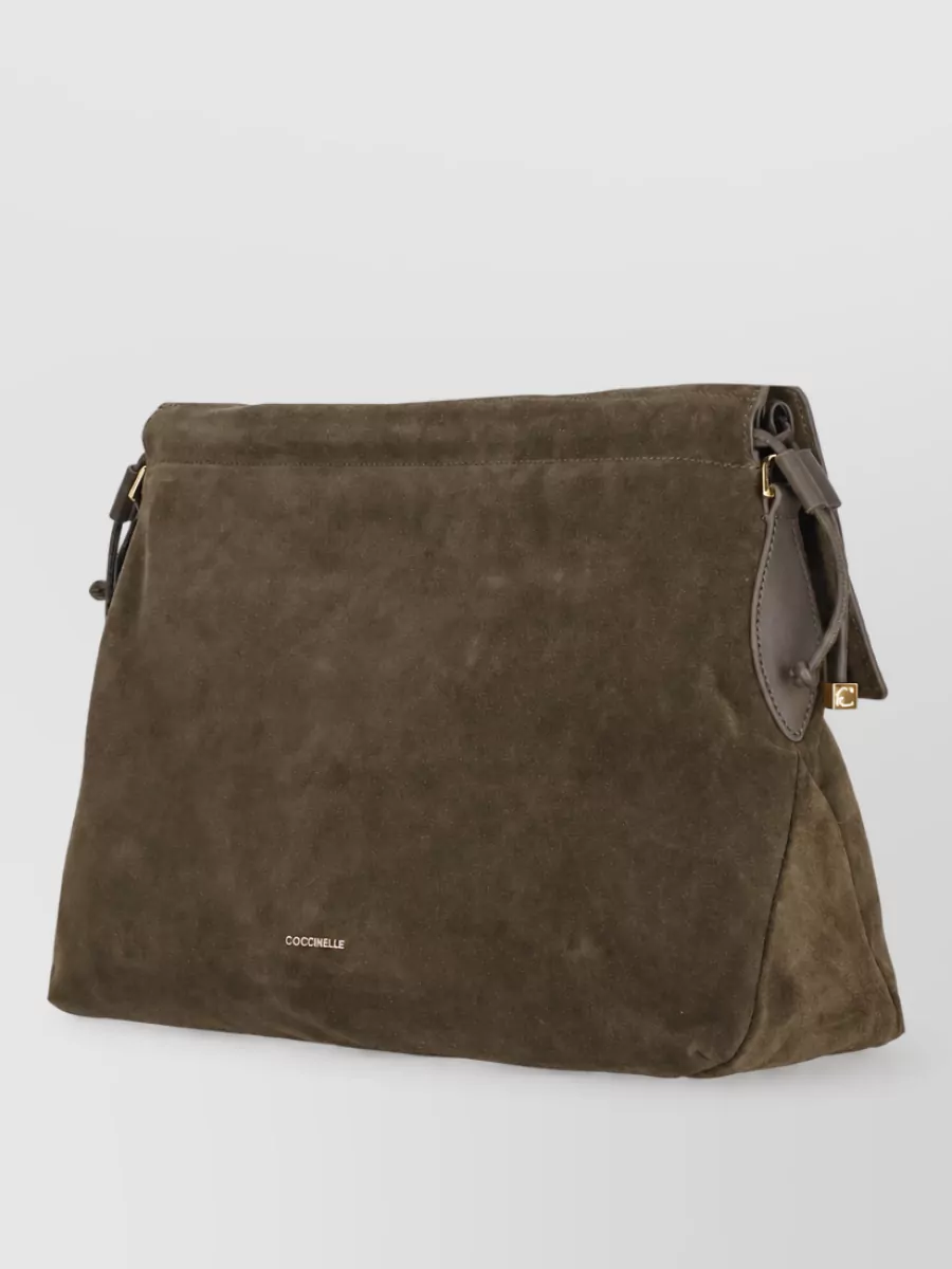 Coccinelle Suede Shoulder Bag