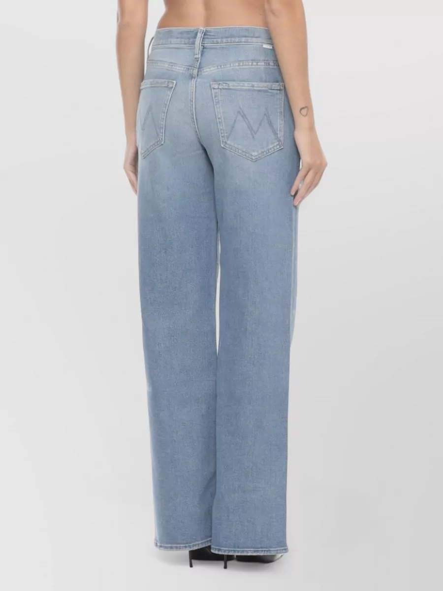 Mother High Rise Palazzo Jeans Wide Leg