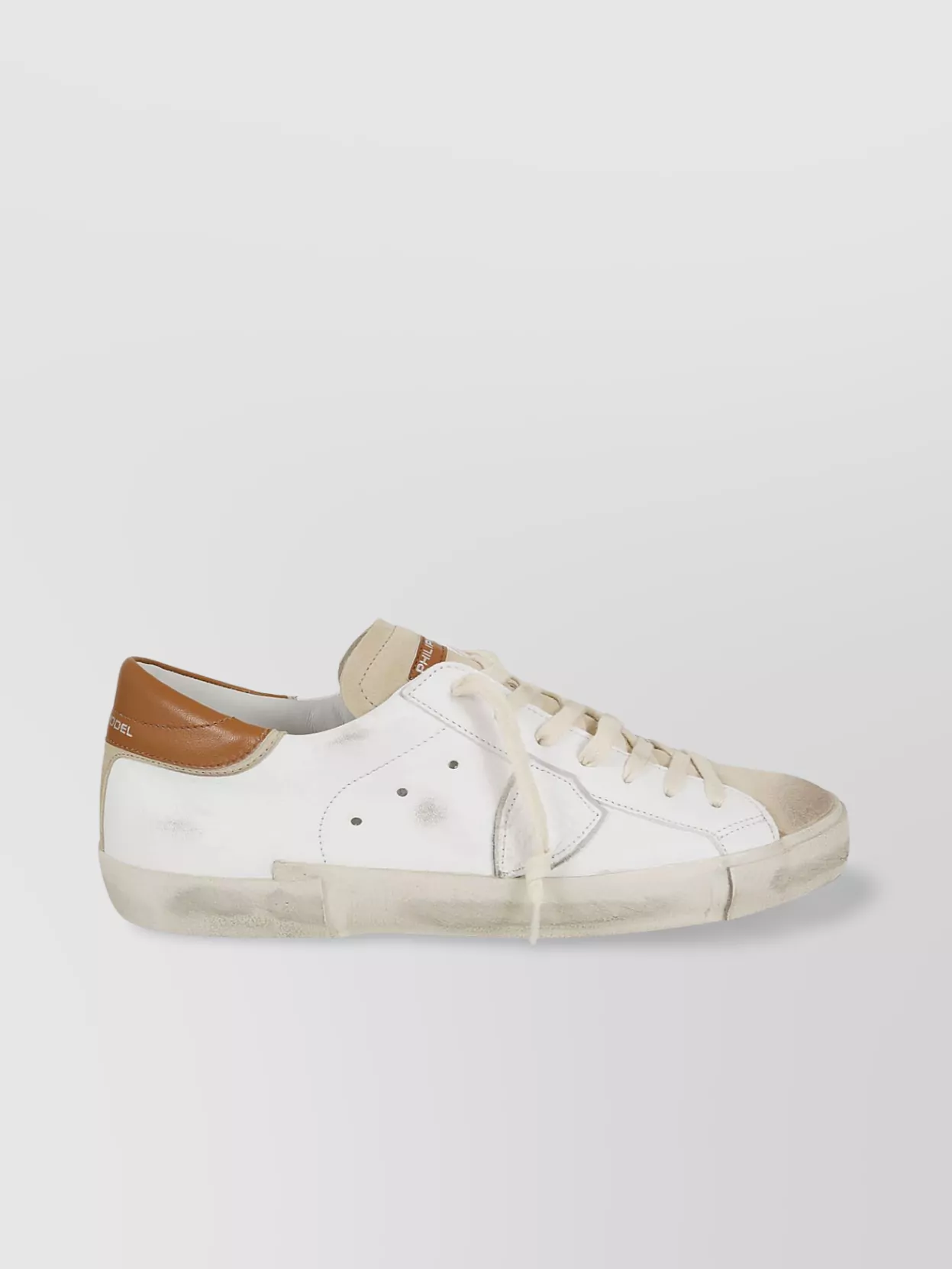 Shop Philippe Model Low Top Leather Sneakers