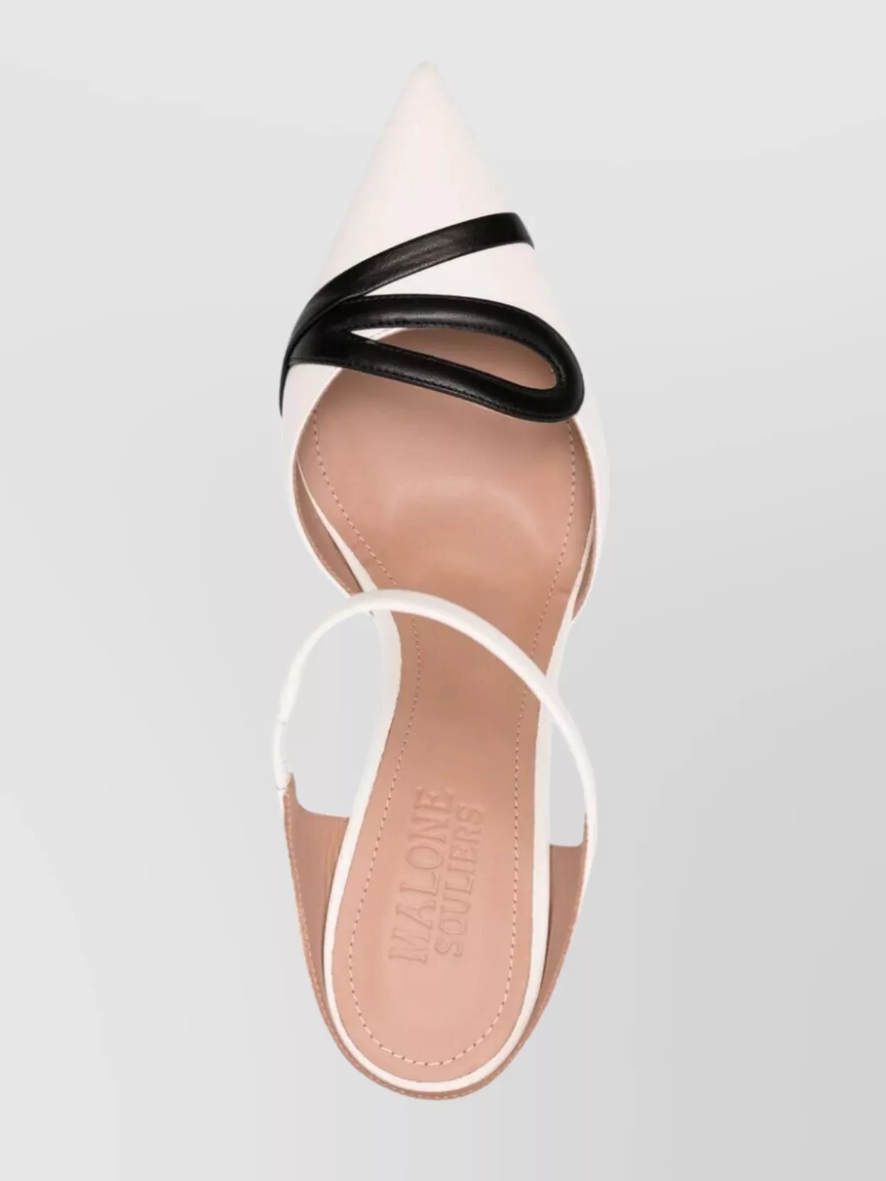 Malone Souliers 80 Mules Bonnie Pointed Toe Two-tone