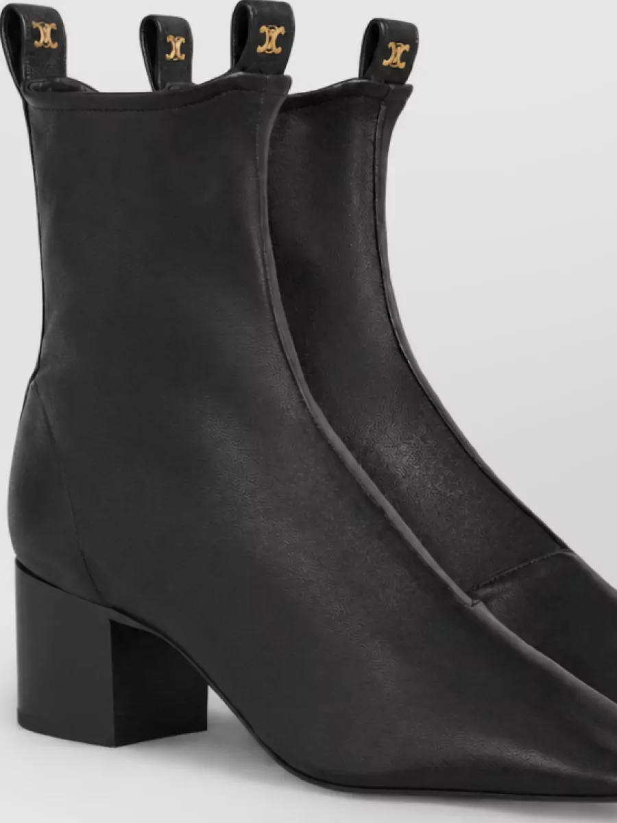 Celine lambskin cheri 55 zip boots