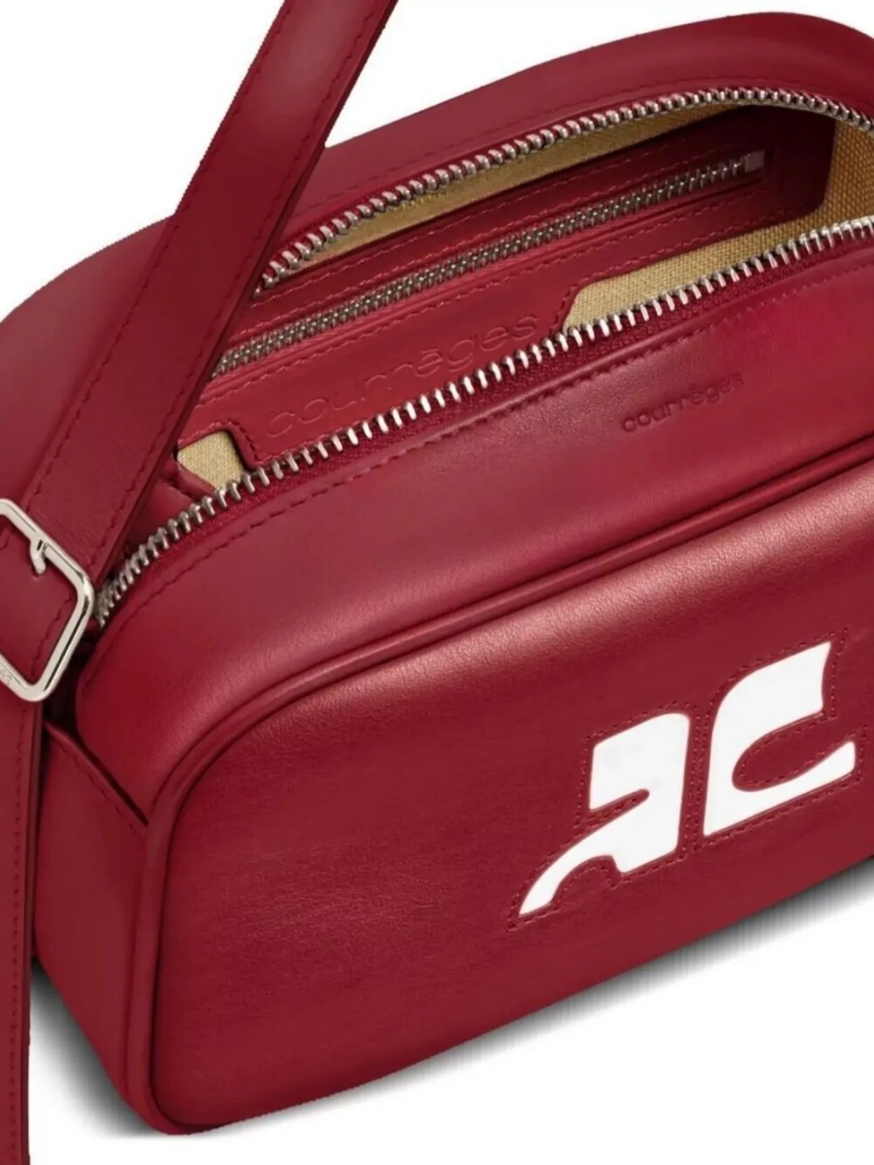 Courrèges Modern Camera Bag Adjustable Strap