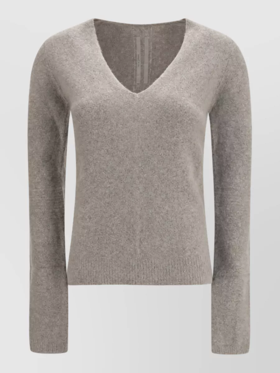 Rick Owens cashmere v-neck sweater