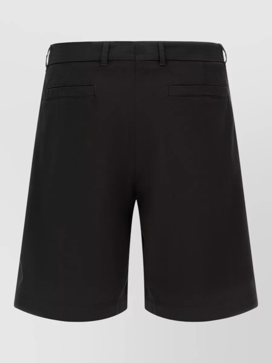 Brunello Cucinelli American Pima Cotton Bermuda Shorts Belt Loops