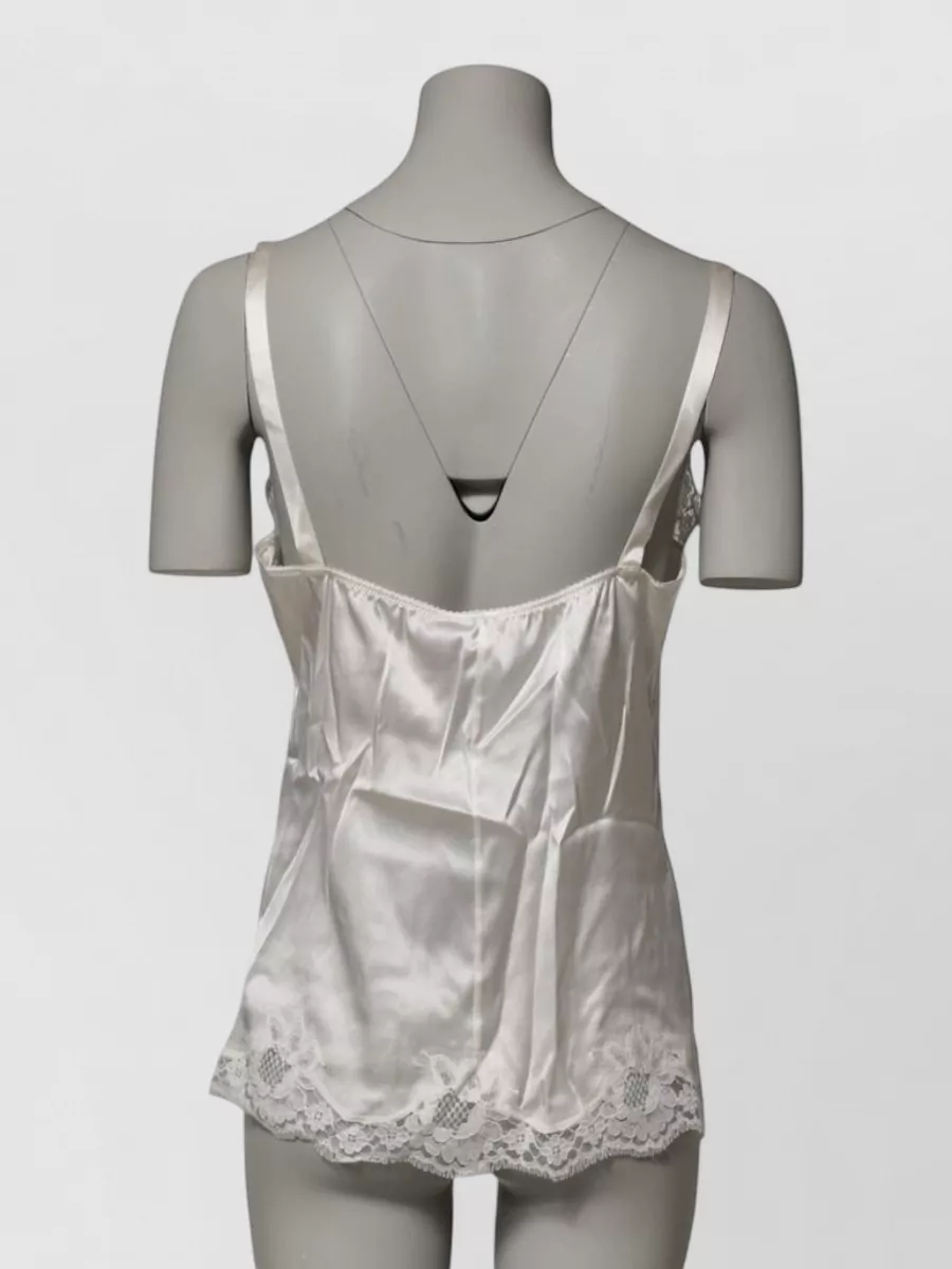 Dolce&Gabbana Silk Lace Tank Top