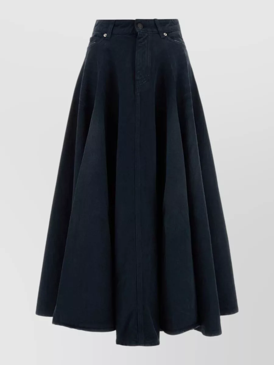 Balenciaga denim full skirt