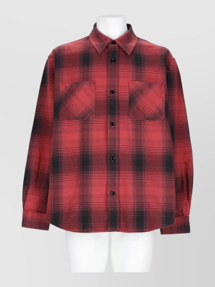 Our Legacy checked cotton shirt