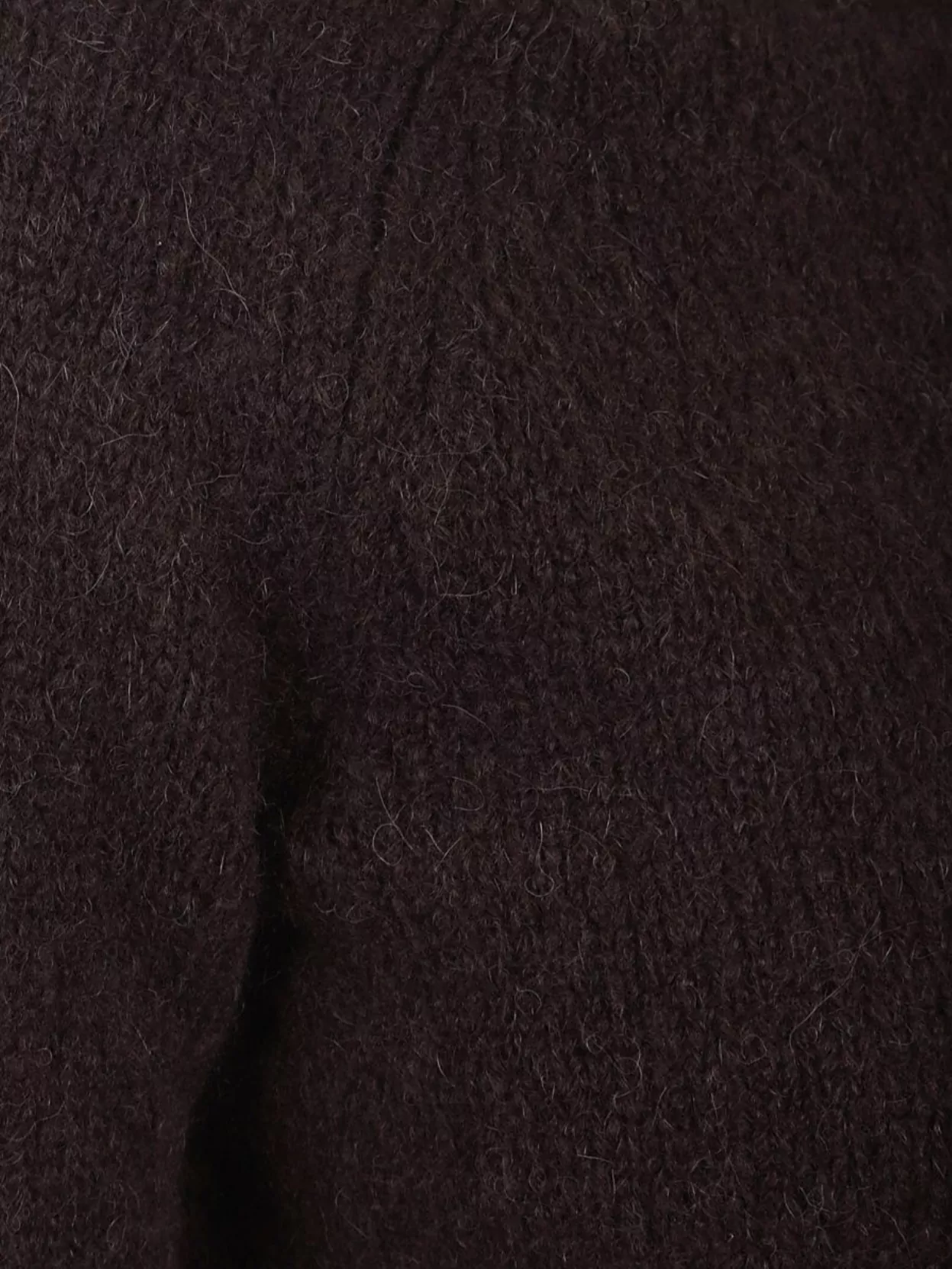 Dries Van Noten Crew Neck Knit Sweater With Ribbed Cuffs In Brown